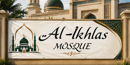 Qasrina Arabic Font Poster 4
