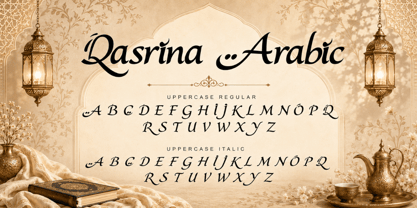 Qasrina Arabic Font Poster 7