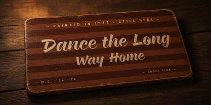 Slipway Tales Font Poster 6