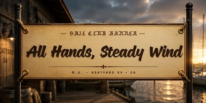 Slipway Tales Font Poster 4