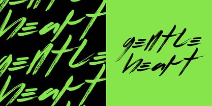 Flows Brush Font Poster 7