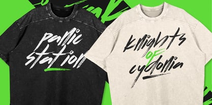 Flows Brush Font Poster 10