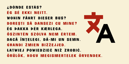 Tachos Font Poster 10