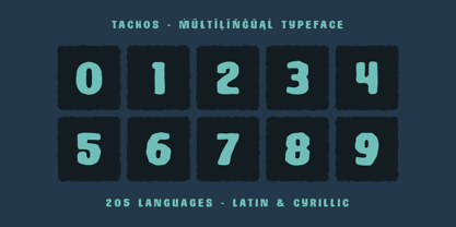 Tachos Font Poster 7