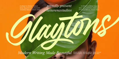 Glaytons Font Poster 1