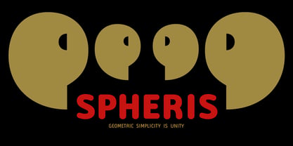 Spheris Font Poster 14