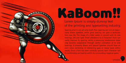Spheris Font Poster 5