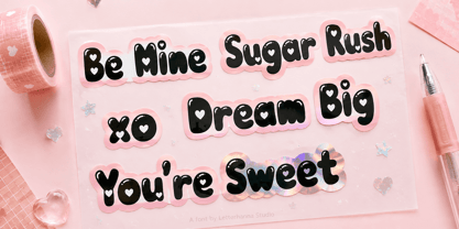 Sweetbliss Font Poster 3