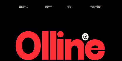 Olline Font Poster 1