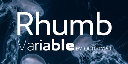 Rhumb Variable Font Poster 1
