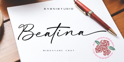 Beatina Font Poster 1