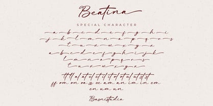 Beatina Font Poster 10