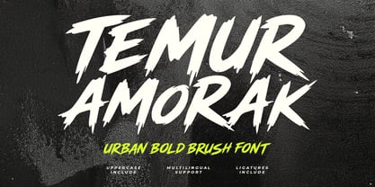 MC Temur Amorak Font Poster 1
