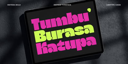 Inktera Font Poster 6
