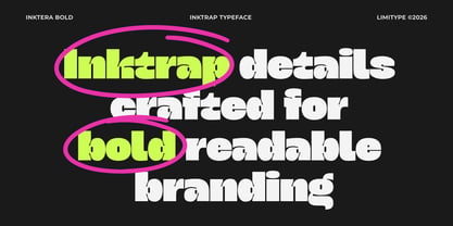 Inktera Font Poster 5