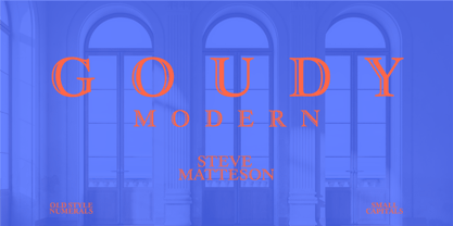Goudy Modern Now Open Font Poster 1