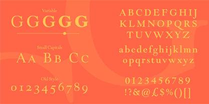 Goudy Modern Now Open Font Poster 7