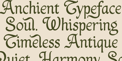 Mythgrove Font Poster 2