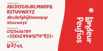MC Landeur Peufios Font Poster 6