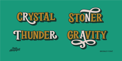 Bronley Font Poster 8
