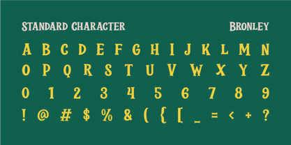 Bronley Font Poster 4