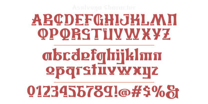 Asulvoya Font Poster 3