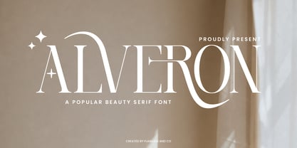 Alveron Font Poster 1