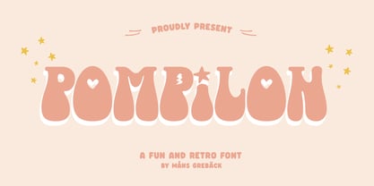 Pompilon Font Poster 1
