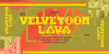 Velvetoon Lava Font Poster 1