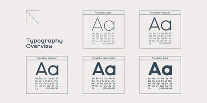 Fundatio Font Poster 10