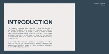 Fundatio Font Poster 2