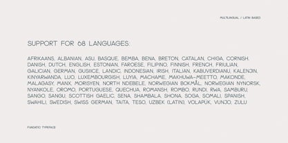Fundatio Font Poster 8