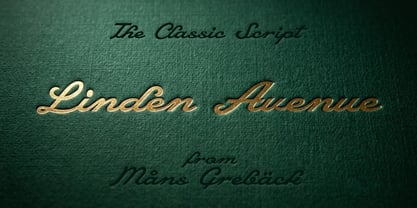 Linden Avenue Font Poster 1