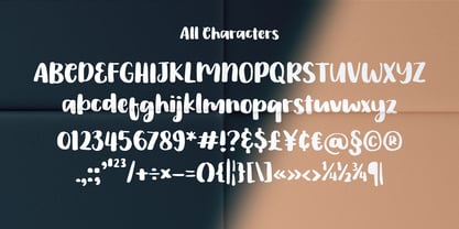 PG Mallowtine Font Poster 3