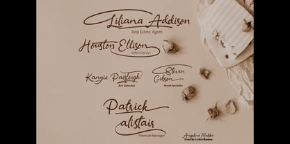 Angelina Malika Font Poster 9