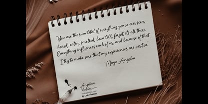 Angelina Malika Font Poster 13