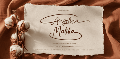 Angelina Malika Font Poster 1