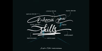 Angelina Malika Font Poster 2
