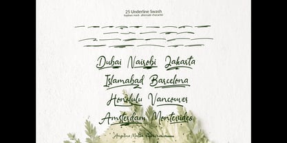 Angelina Malika Font Poster 6