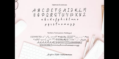 Angelina Malika Font Poster 15