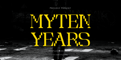Myten Years Font Poster 1