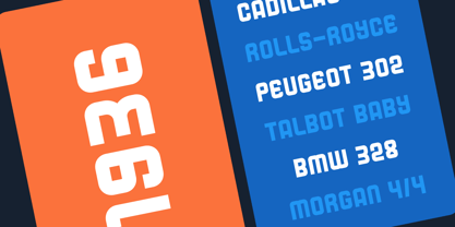 Blanco Font Poster 12