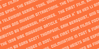 Blanco Font Poster 4