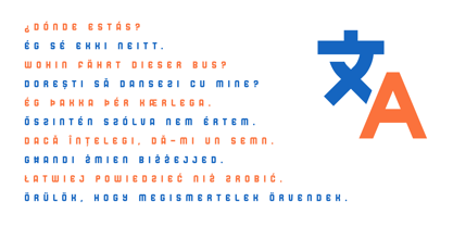 Blanco Font Poster 5