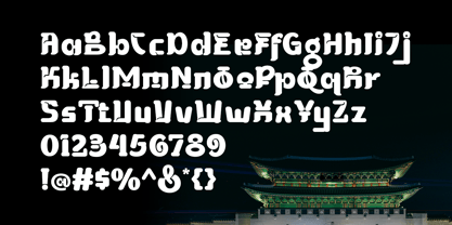 Ohseong Font Poster 3
