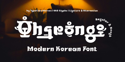 Ohseong Font Poster 1
