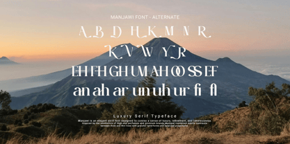 Manjawi Font Poster 5