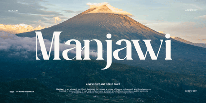 Manjawi Font Poster 1