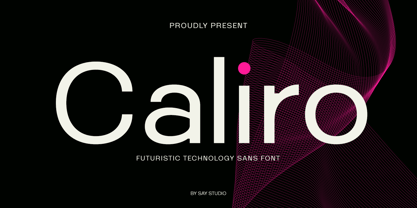 Caliro Font Poster 1