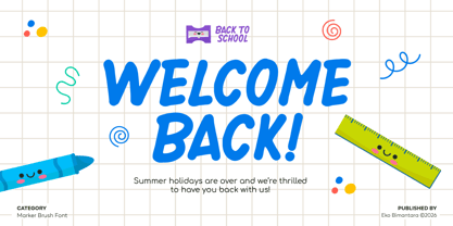 Zipzap Marker Font Poster 4